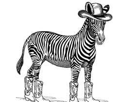 #39 для Tattoo Design for Zebra in Cowboy Boots &amp; Cowboy Hat от Amaruink