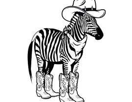 #12 для Tattoo Design for Zebra in Cowboy Boots &amp; Cowboy Hat от Gama56