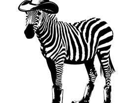 #26 для Tattoo Design for Zebra in Cowboy Boots &amp; Cowboy Hat от Sanmie2001