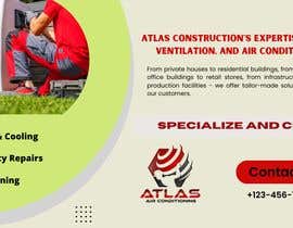 #40 untuk Design an Ad for Atlas Construction oleh DizajnTenik