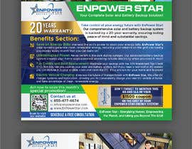 #254 untuk Residential Solar and Battery system flyer oleh bisnuroy550