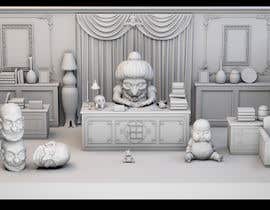 ozgurkacar01 tarafından 3d model of Yubaba&#039;s desk diorama ( Spirited Away) için no 7