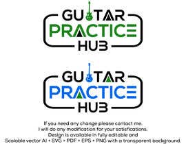 #70 dla Logo design for &quot;Guitar Practice Hub&quot; website and YouTube **EASY BRIEF** przez mdrejaulkorim