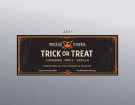 #176 untuk Label Designer Wanted: Create a Candle Label design for a dark, spooky, and Halloween-themed brand named Peculiar Pumpkin oleh trudgett