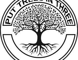 #54 para create a round logo with trees black and white de imranabdulla61