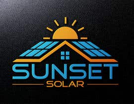 #874 para &quot;Sunset Solar&quot; Company Logo de MdAsaduzzaman101