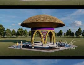 #80 para 3D Design for Psychedelic / Magic mushroom TEMPLE por aliwafaafif