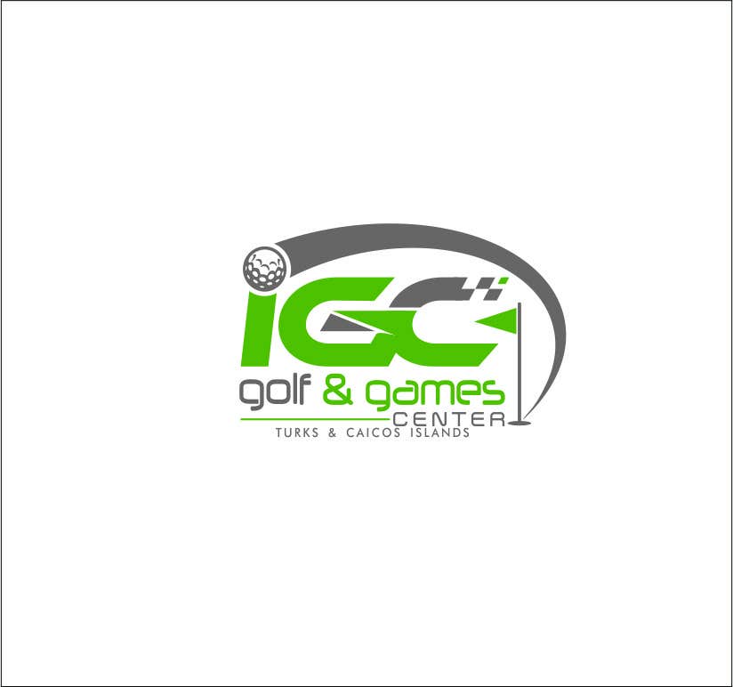 Kilpailutyö #134 kilpailussa                                                 Logo for new indoor/outdoor virtual golf and games center
                                            