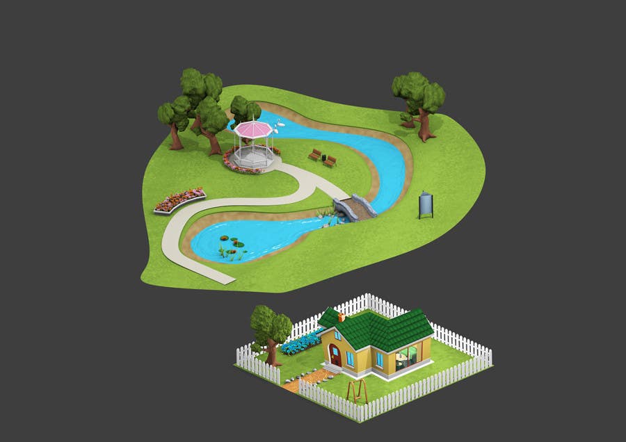 Konkurrenceindlæg #28 for                                                 100 isometric building designs for iPhone/Android city building game
                                            