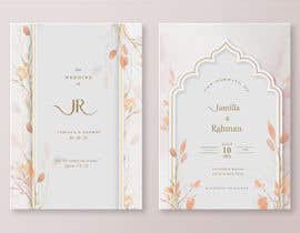 #78 untuk Designing wedding invitation cards - 16/09/2023 12:20 EDT oleh sridharuiux