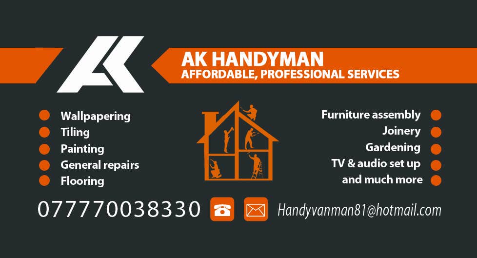 Contest Entry #19 for                                                 Design some Business Cards for removals/handy man
                                            