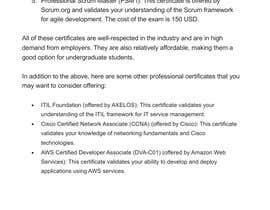 #24 untuk Easy Contest - Recommend me a professional certificate oleh samirsamy8001