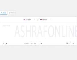 #66 untuk Design look&amp;feel for machine translation web app oleh ashrafonline11