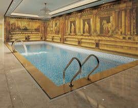 Nro 38 kilpailuun Design for Indoor pool: Change floors, pool and ceiling to contemporary design. käyttäjältä maxisalvatore