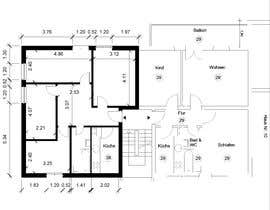 MuhamadRabea2001 tarafından Floorplan optimisation - Flat for Student için no 24