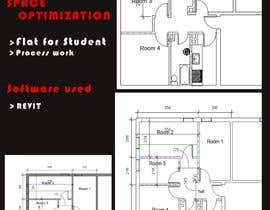 Nro 37 kilpailuun Floorplan optimisation - Flat for Student käyttäjältä designcorner488