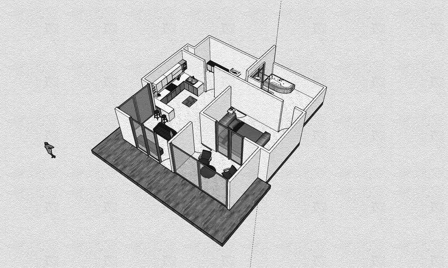 Penyertaan Peraduan #13 untuk                                                 Design Container Houses with Outside view and Details
                                            