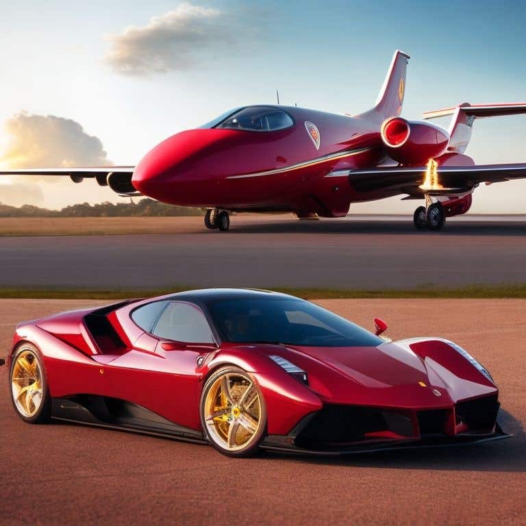 Proposition n°37 du concours                                                 Design exterior of private jet to look like a supercar
                                            