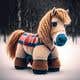Miniatura da Inscrição nº 43 do Concurso para                                                     Icelandic horse plush toy
                                                