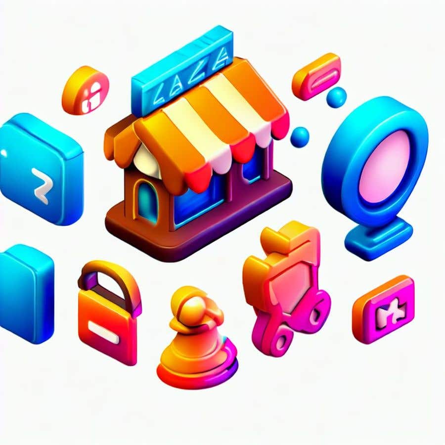 Contest Entry #9 for                                                 Design 3D Ecommerce Icons (similar to Lazada icons)
                                            