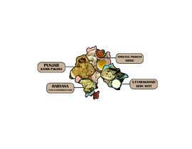 lettibakos tarafından Design Food Map of India için no 4