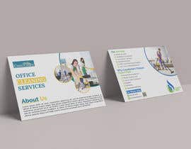 #42 untuk Postcard design selling Office Cleaning Services oleh kawsarhossen228