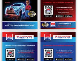 nº 132 pour business referral cards for new rideshare company called wridz par ismaelmohie 