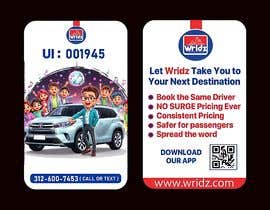 Nro 250 kilpailuun business referral cards for new rideshare company called wridz käyttäjältä alaaelol204