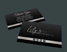 nº 356 pour Thank you for your purchase Business card par shahidkn766 