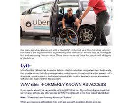 #10 cho Services information collection for ride-hailing service which helps person with disability. 23-11-031 bởi hadfa