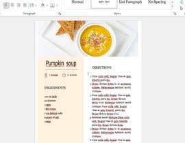 nº 4 pour A cookbook word template par Aaayeshaaa 