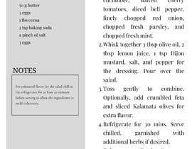 #41 untuk A cookbook word template oleh hkranjha786