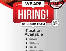 #83 for Valley Wings Dallas Flyer-Wing Restaurant Hiring by asifrubayet