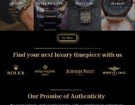 #143 for Website Design for a Luxury Watch Company by ProgrammerTonoy