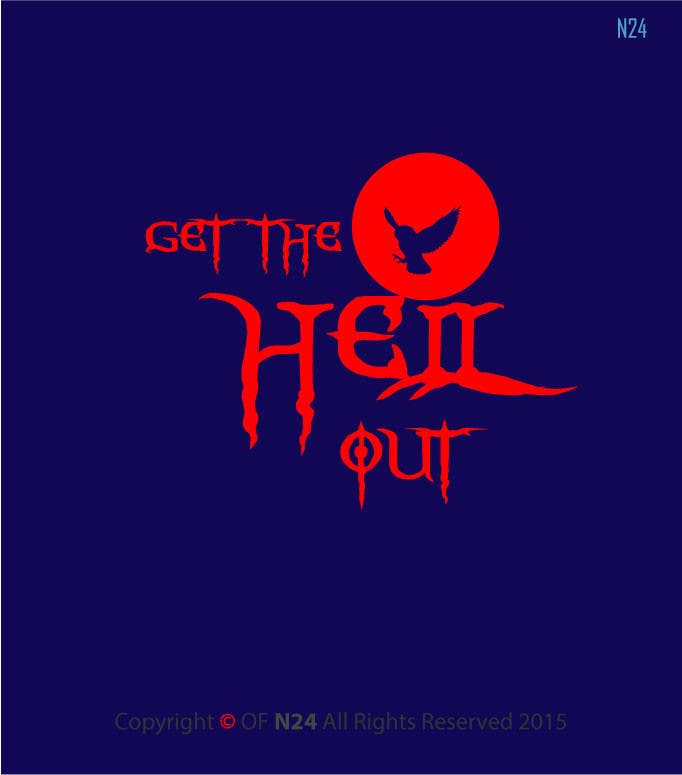 Bài tham dự cuộc thi #16 cho                                                 Design a Logo for an escape game named 'Get The Hell Out'
                                            