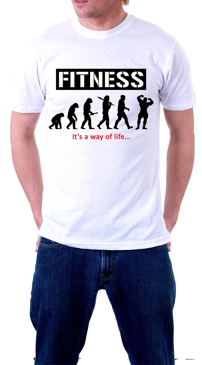 Kilpailutyö #30 kilpailussa                                                 Design a T-Shirt for fitness, slogans motivational quotes
                                            