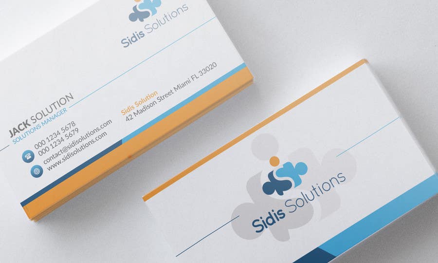 Kilpailutyö #9 kilpailussa                                                 Design some Business Cards for Sidis Solutions
                                            