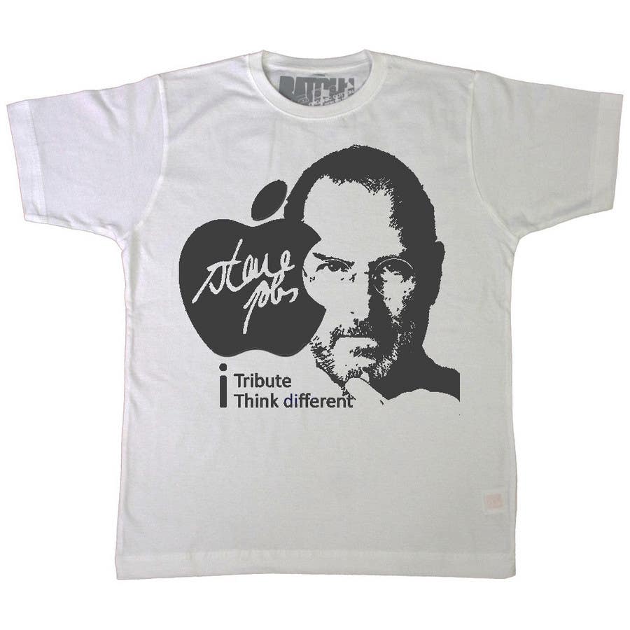 Wettbewerbs Eintrag #78 für                                                 T-shirt Design for IndoPotLuck - Steve Jobs Tribute
                                            