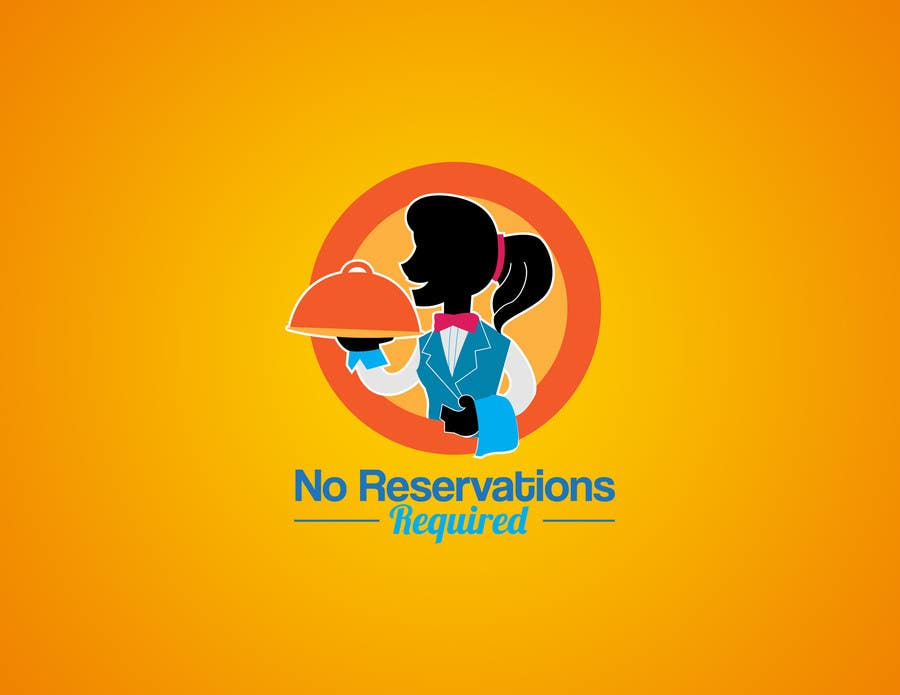 Penyertaan Peraduan #103 untuk                                                 Design a Logo for "No Reservations Required"
                                            