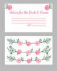 Imej kecil Penyertaan Peraduan #19 untuk                                                     Design some Stationery for wedding advice cards
                                                