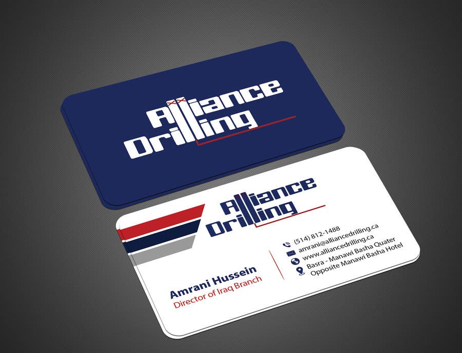 Penyertaan Peraduan #142 untuk                                                 Design some Business Cards for Drilling Riggs oil & gas
                                            