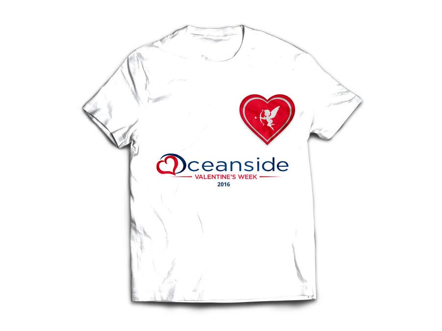 Proposta in Concorso #44 per                                                 Design a T-Shirt for Oceanside Valentine Week
                                            