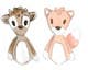 Icône de la proposition n°23 du concours                                                     Illustrate Something for Plush Toy set - fox and fawn
                                                
