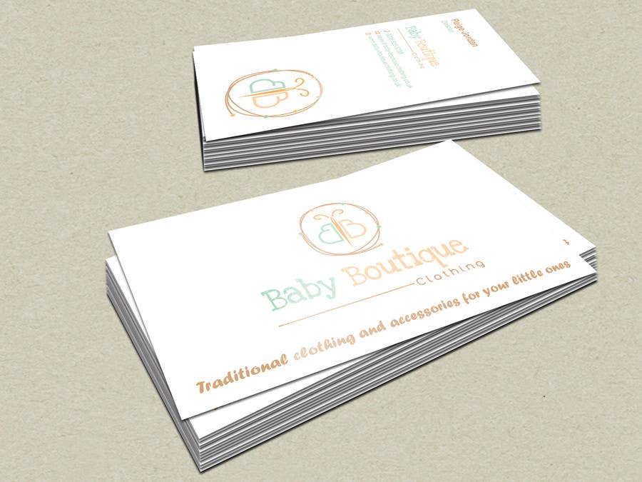 Konkurrenceindlæg #84 for                                                 Design some Business Cards for Baby Boutique
                                            