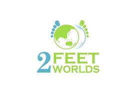#127 untuk Design a Logo for 2 Feet 2 Worlds oleh srijanshakya