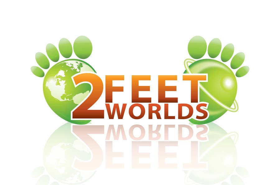 Inscrição nº 76 do Concurso para                                                 Design a Logo for 2 Feet 2 Worlds
                                            
