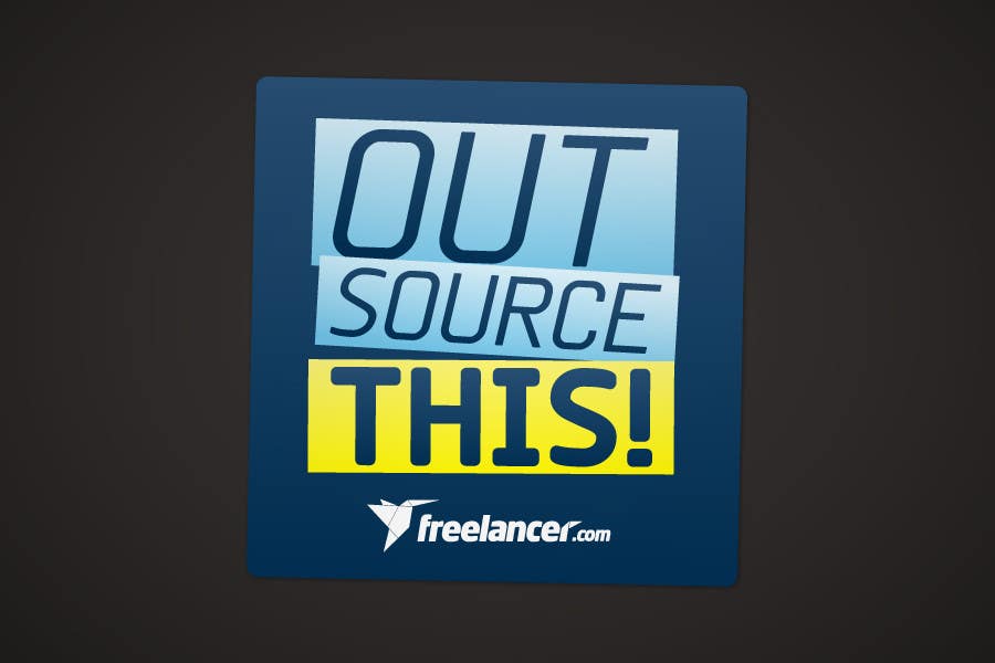 Конкурсна заявка №315 для                                                 Logo Design for Want a sticker designed for Freelancer.com "Outsource this!"
                                            