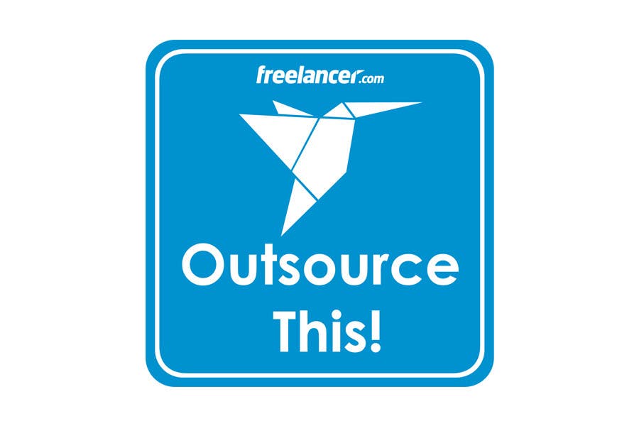Konkurransebidrag #200 i                                                 Logo Design for Want a sticker designed for Freelancer.com "Outsource this!"
                                            