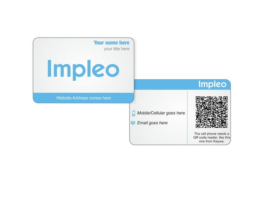 Contest Entry #17 for                                                 Business Card Design for Impleo
                                            