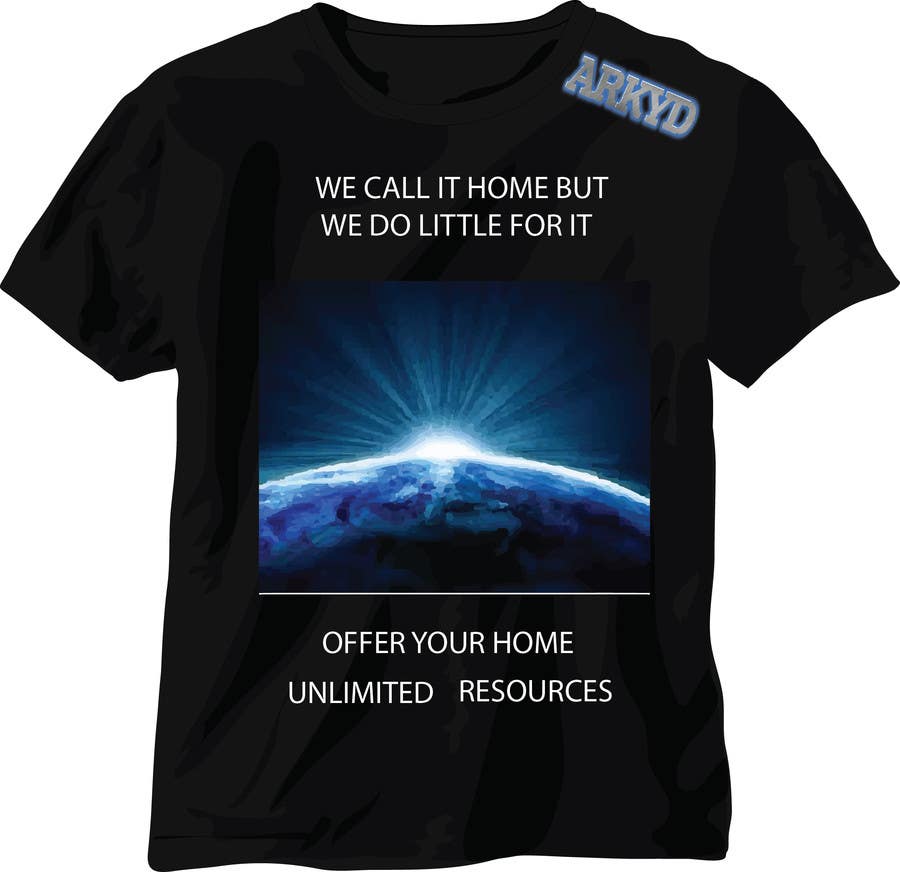 Wasilisho la Shindano #2539 la                                                 Earthlings: ARKYD Space Telescope Needs Your T-Shirt Design!
                                            